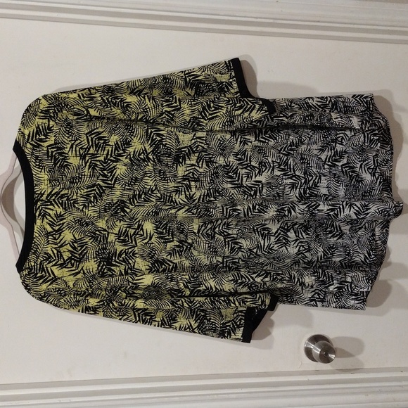 Catherines Women's Ombre Tropical Print Popover Tunic Top Sz 2X-Resortwear - Picture 7 of 7